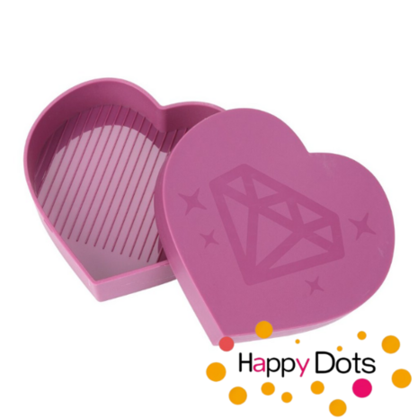 Diamond Painting Shaker Trays set in heart shape (3 pieces)