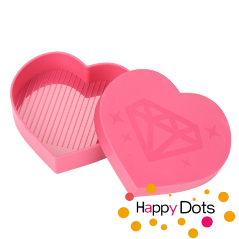 Diamond Painting Shaker Trays set in heart shape (3 pieces)