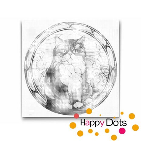 DOT Painting Chat - Exotic Shorthair