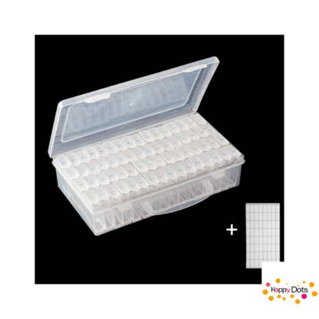 Diamond Painting Sorting Box 64 slots TicTac