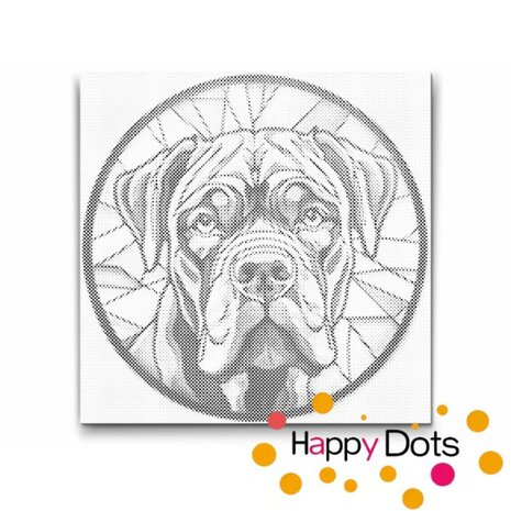 DOT Painting Dog - Cane Corso