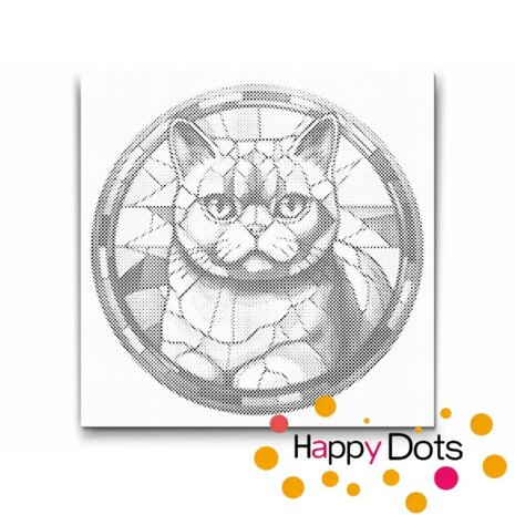 DOT Painting Chat - British Shorthair