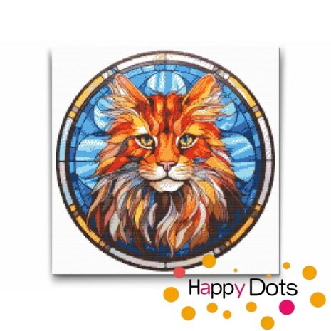 Diamond Painting Katze - Maine Coon