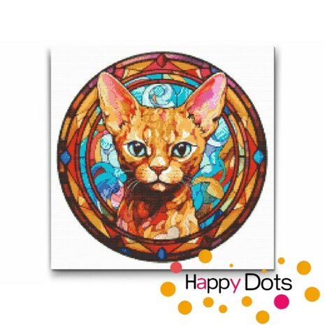 Diamond Painting Katze - Devon Rex