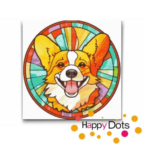 Diamond Painting Hund - Corgi