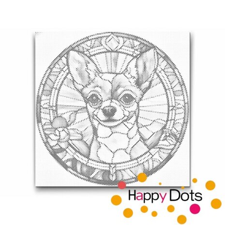 DOT Painting Hond - Chihuahua