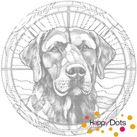 DOT Painting Chien - Chesapeake Bay Retriever