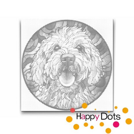 DOT Painting Dog - Cockapoo