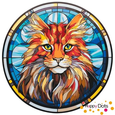 Peinture par num&eacute;ro Chat - Maine Coon