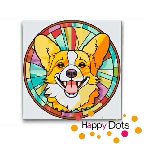 Paint by Number Dog - Corgi