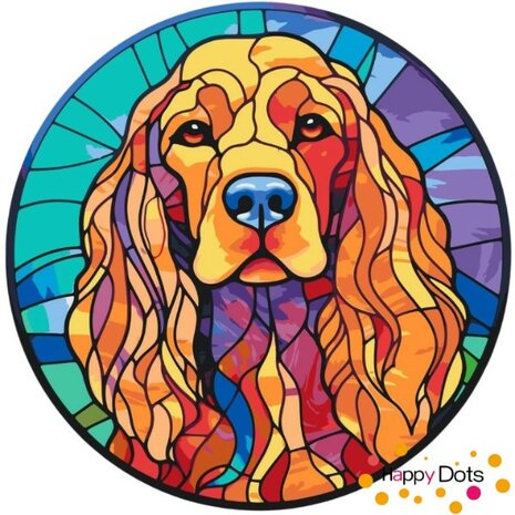 Peinture par num&eacute;ro Chien - Cocker Spaniel