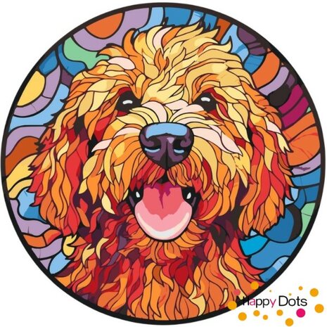 Schilderen op nummer Hond - Cockapoo