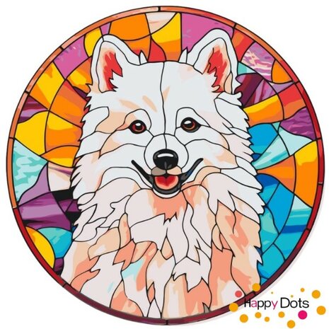 Paint by Number Dog - Eskimo Dog