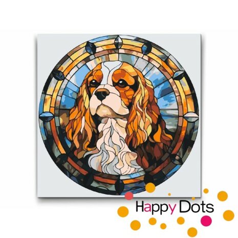 Peinture par numero Chien - Cavalier King Charles Spaniel