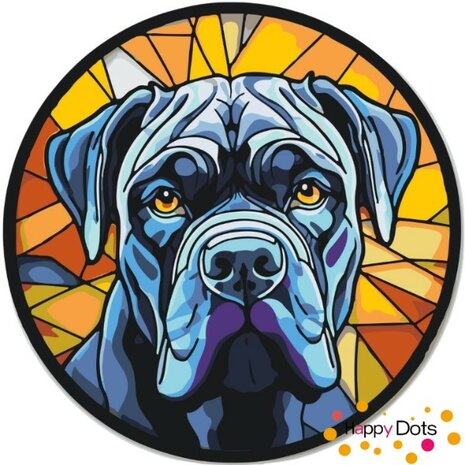 Peinture par num&eacute;ro Chien - Cane Corso