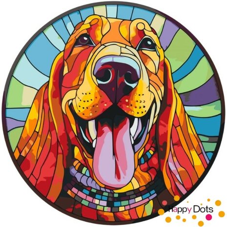 Paint by Numbers Dog - Bloodhound