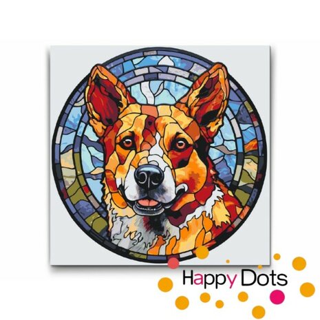 Paint by Number Dog - Australian Cattle Dog