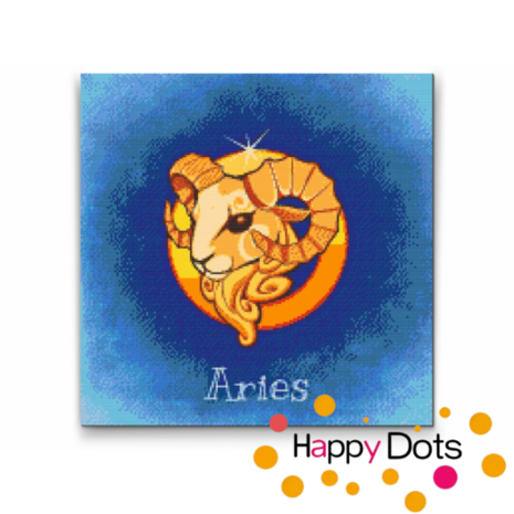 Diamond Painting Zodiac Sign Aries