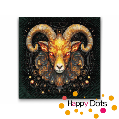 Diamond Painting Aries Zodiac Sign