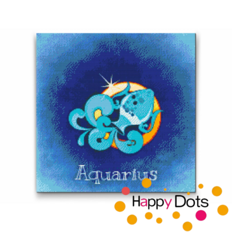 Diamond Painting Zodiac Signs Aquarius