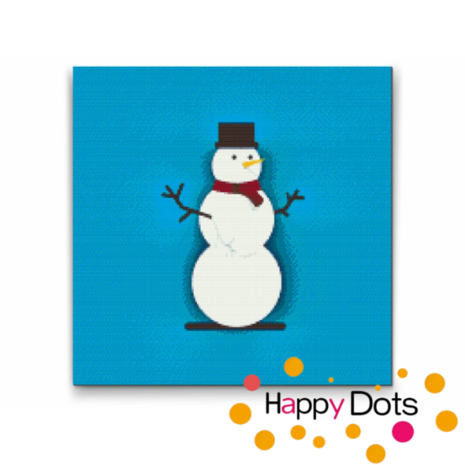 Diamond Painting Bonhomme de neige