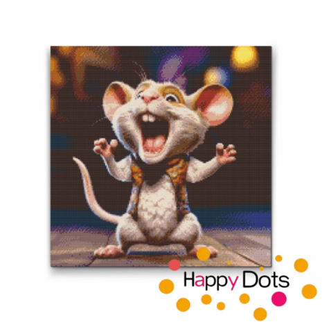 Diamond Painting Singing Mouse