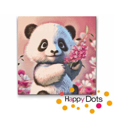 Diamond Painting Niedlicher Panda