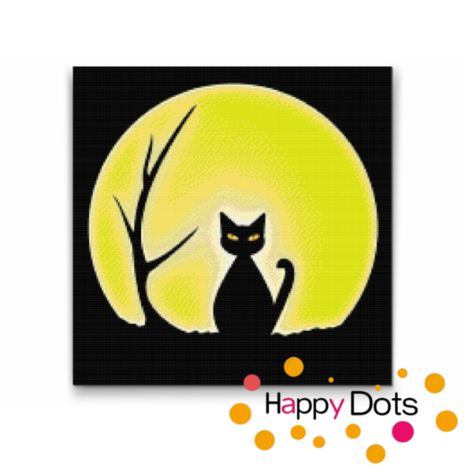 Diamond Painting Schwarze Katze