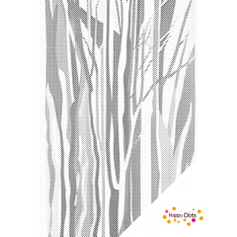 DOT Painting Abstract Trees