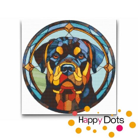 Diamond Painting Hond - Rottweiler