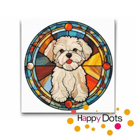 Diamond Painting Chien - Maltais