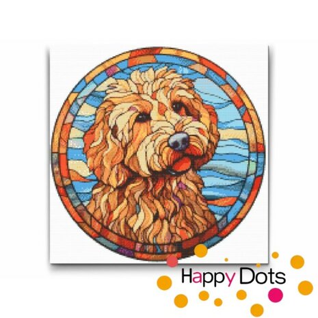 Diamond Painting Hund - Labradoodle