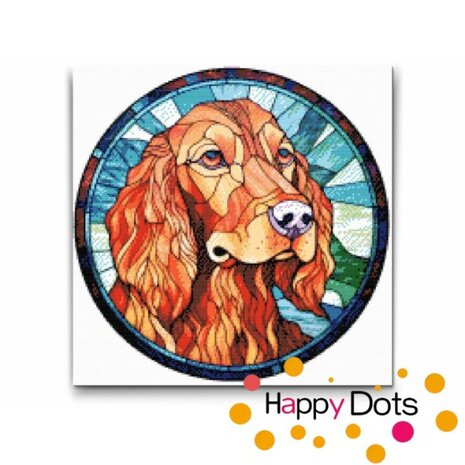 Diamond Painting Chien - Setter Irlandais