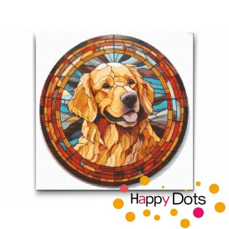 Diamond Painting Golden Retriever