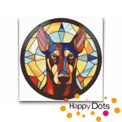 Diamond Painting Dog - Doberman