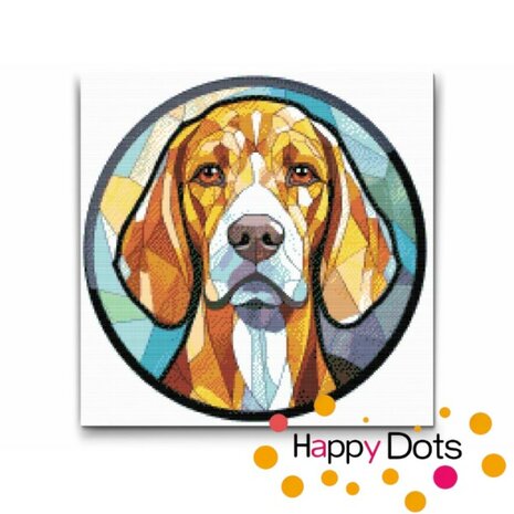 Diamond Painting Chien - Coonhound