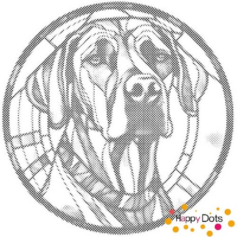 DOT Painting Chien - Rhodesian Ridgeback