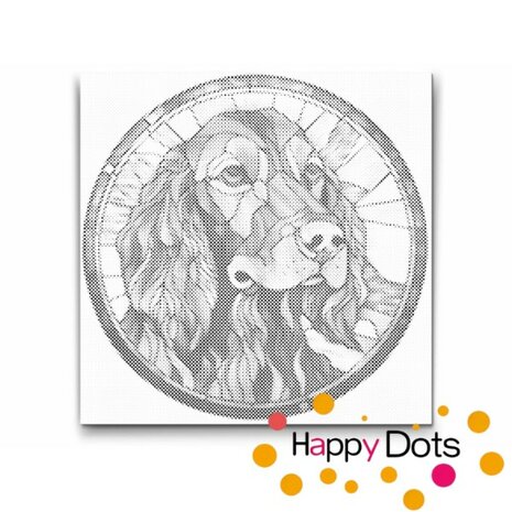 DOT Painting Dog - Irish Setter