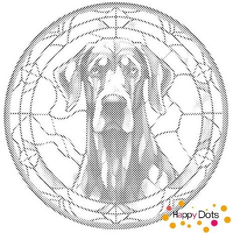 DOT Painting Hond - Deense Dog 02