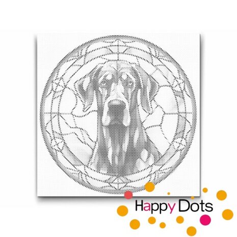 DOT Painting Chien - Grand Danois 02