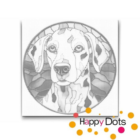 DOT Painting Dog - Dalmatian