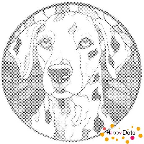 DOT Painting Dog - Dalmatian