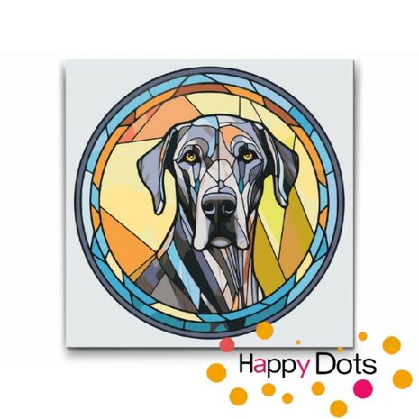 Paint by Number Dog - Great Dane 01