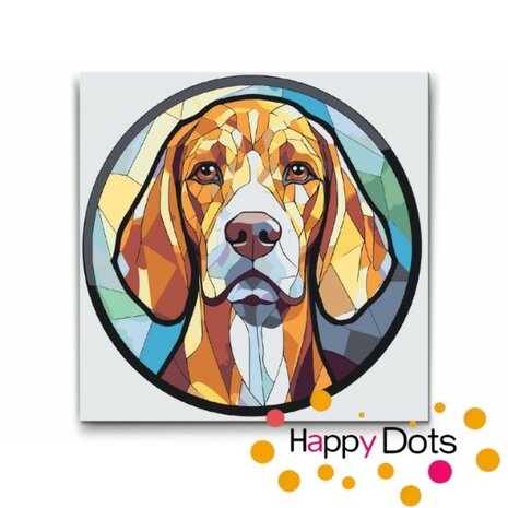 Paint by Numbers Dog - Coonhound