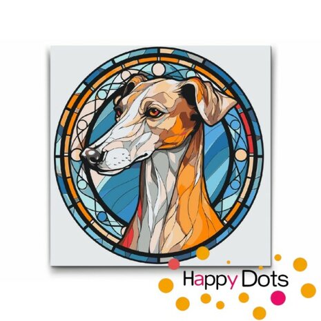 Paint by Number Dog - Borzoi