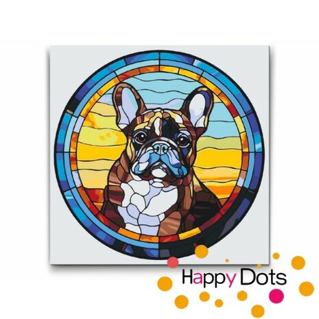 Paint by Number Dog - French Bulldog