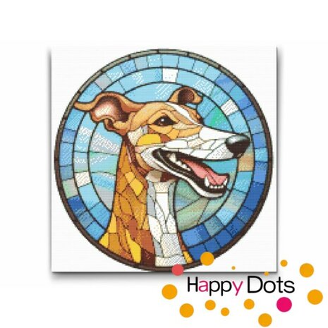 Diamond Painting Dog - Greyhound