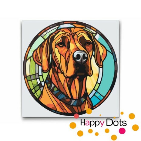 Paint by Number Dog - Rhodesian Ridgeback