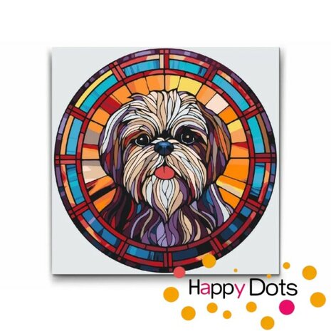 Schilderen op nummer Hond - Shih Tzu