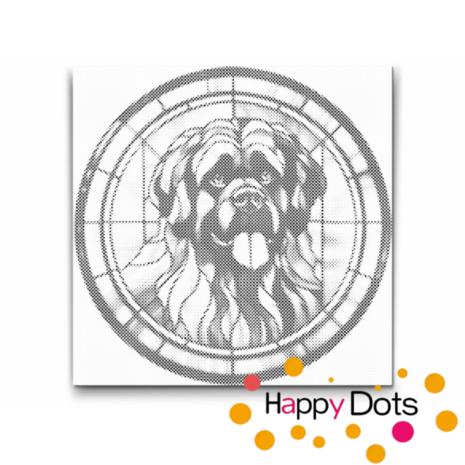 DOT Painting Chien - Leonberger